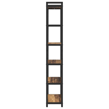 Bogreol 60 x 30 x 189,5 cm Konstrueret træ Gammelt træ