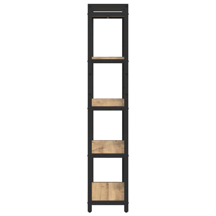 Bogreol 60 x 30 x 155 cm Konstrueret træ Artisan Egetræ