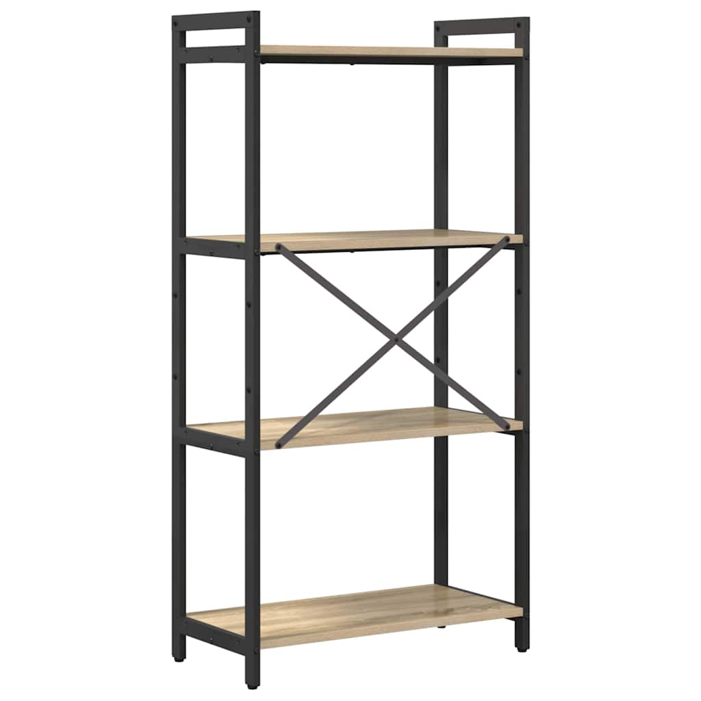 Bogreol Sonoma eg 60 x 30 x 120 cm Konstrueret træ