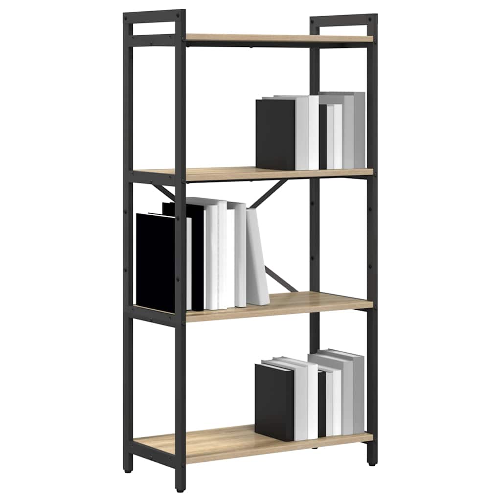 Bogreol Sonoma eg 60 x 30 x 120 cm Konstrueret træ
