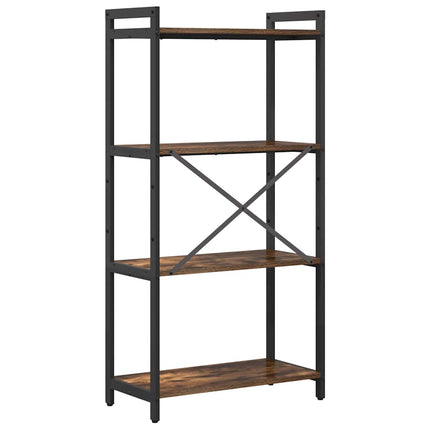 Bogreol 60 x 30 x 120 cm Konstrueret træ Røget eg