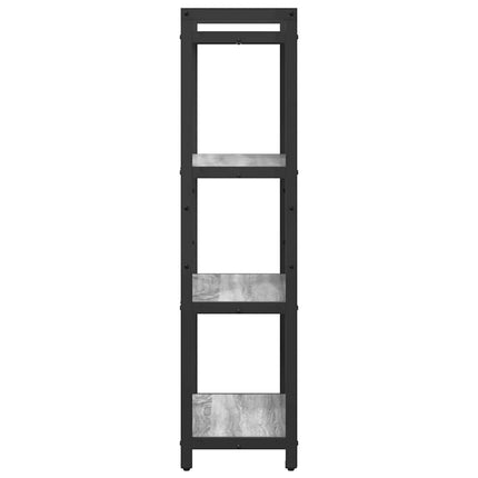 Bogreol 60 x 30 x 120 cm Konstrueret træ Grå sonoma-eg