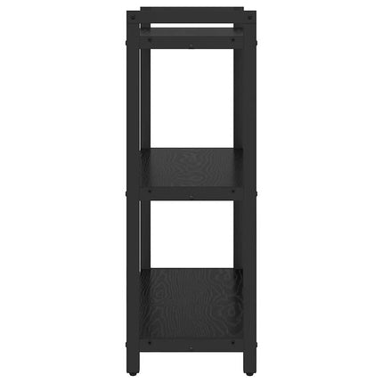 Bogreol Sort eg 60 x 30 x 85 cm Konstrueret træ