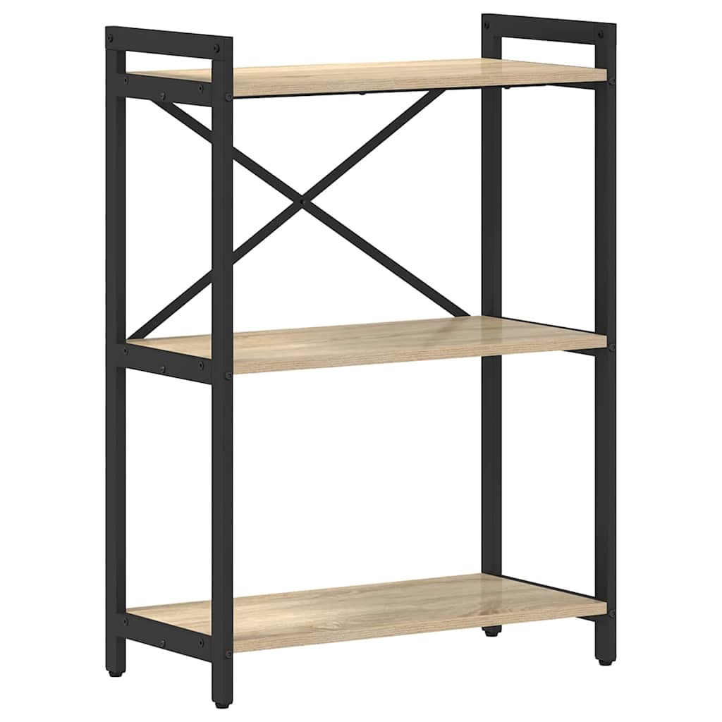 Bogreol Sonoma eg 60 x 30 x 85 cm Konstrueret træ