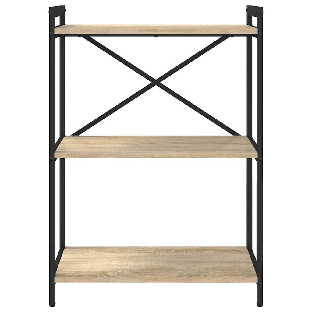 Bogreol Sonoma eg 60 x 30 x 85 cm Konstrueret træ