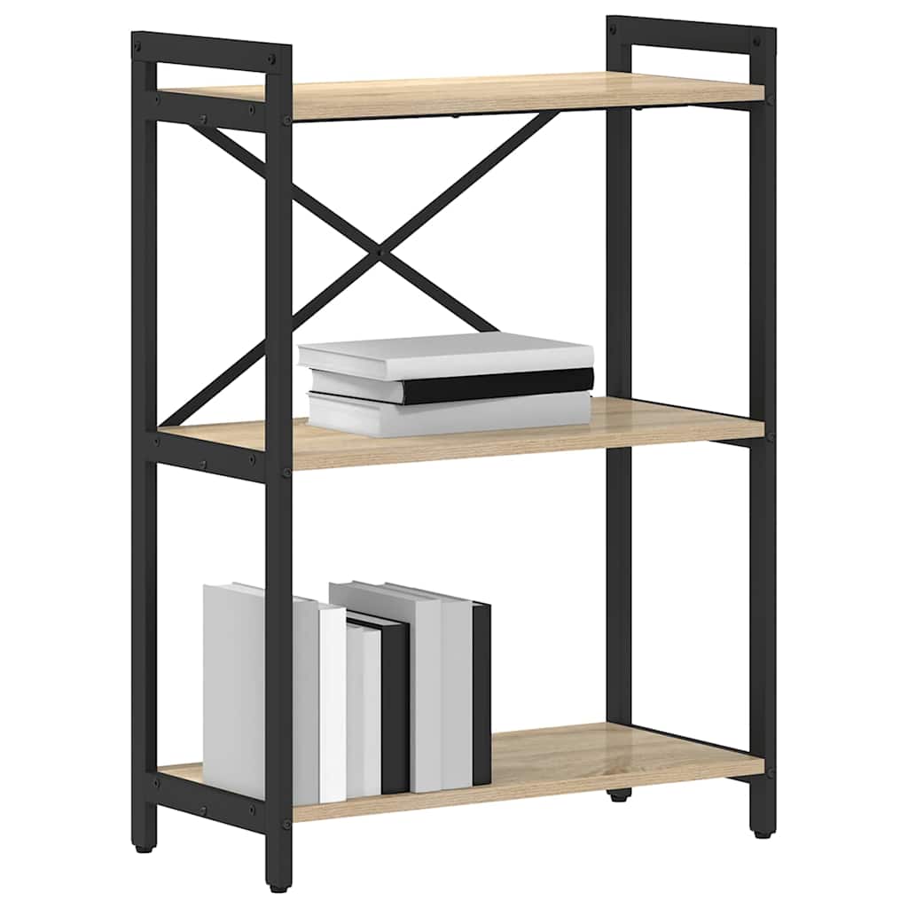 Bogreol Sonoma eg 60 x 30 x 85 cm Konstrueret træ billede