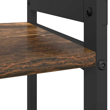 Bogreol Røget eg 60 x 30 x 85 cm Konstrueret træ