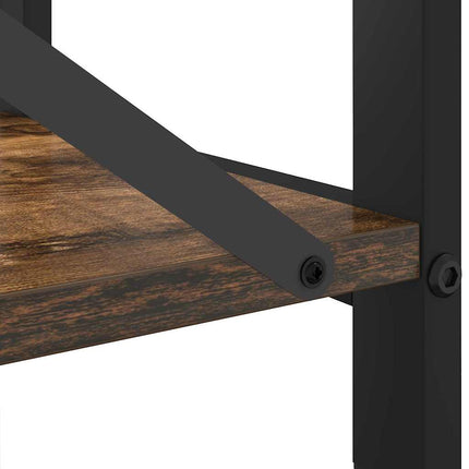 Bogreol Røget eg 60 x 30 x 85 cm Konstrueret træ