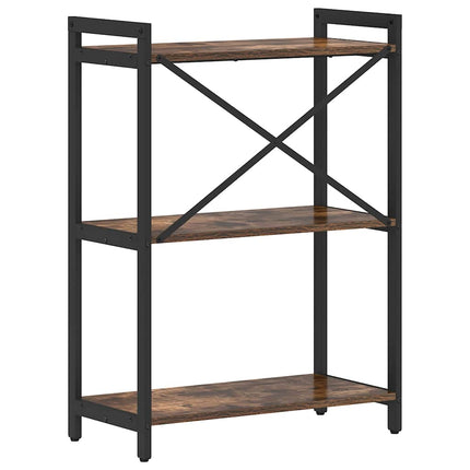Bogreol Røget eg 60 x 30 x 85 cm Konstrueret træ