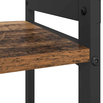 Bogreol 60 x 30 x 85 cm Konstrueret træ Gammelt træ