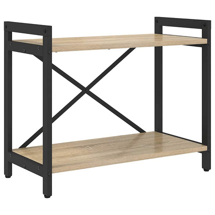 Bogreol 60 x 30 x 50 cm Konstrueret træ Sonoma eg