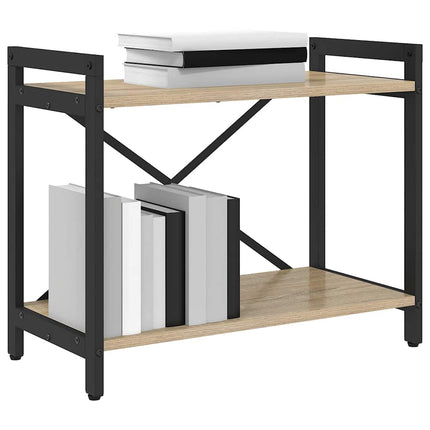 Bogreol 60 x 30 x 50 cm Konstrueret træ Sonoma eg