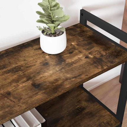 Bogreol 60 x 30 x 50 cm Konstrueret træ Røget eg