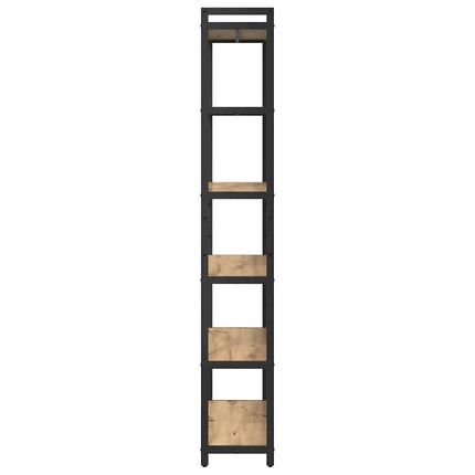 Bogreol 80 x 30 x 189,5 cm Konstrueret træ Artisan Egetræ