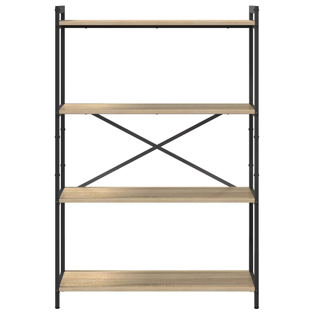 Bogreol Sonoma eg 80 x 30 x 120 cm Konstrueret træ