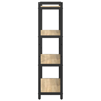 Bogreol 80 x 30 x 120 cm Konstrueret træ Sonoma eg