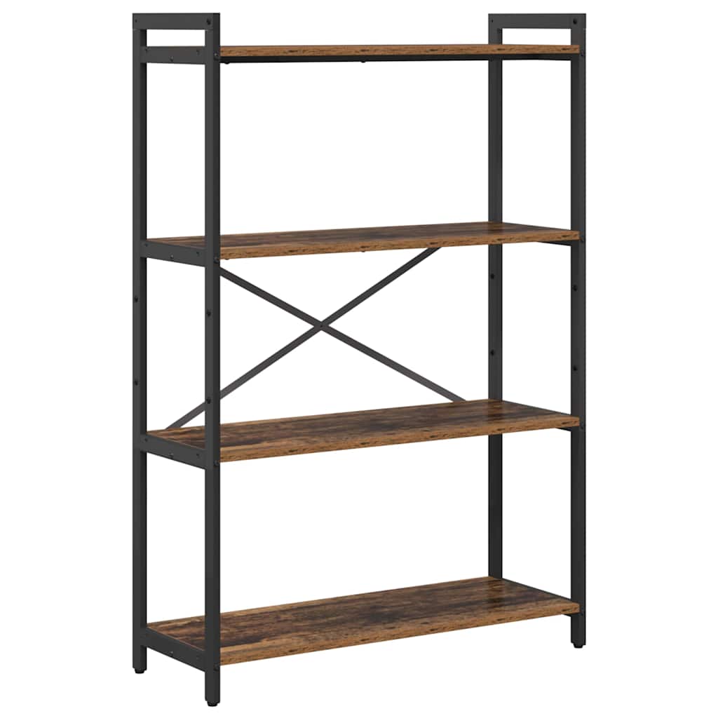 Bogreol Gammelt træ 80 x 30 x 120 cm Konstrueret træ