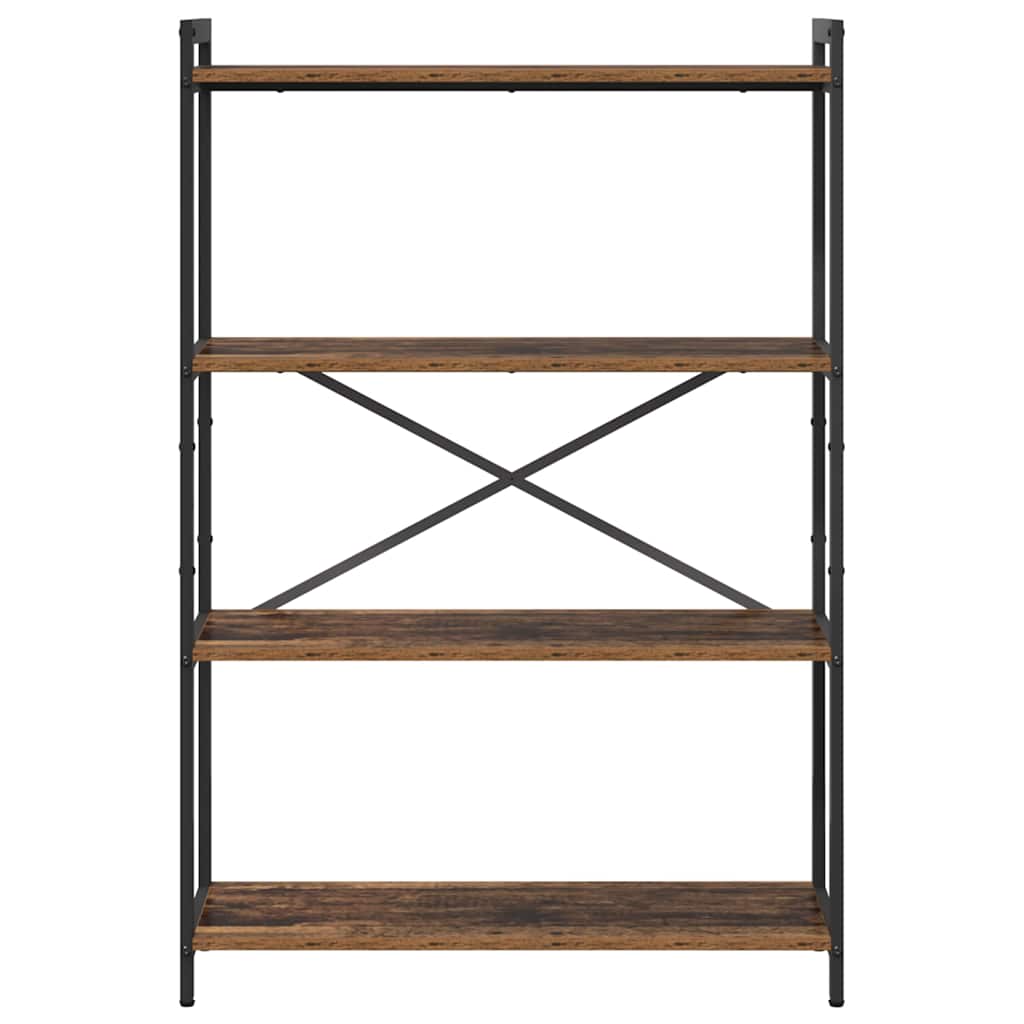Bogreol Gammelt træ 80 x 30 x 120 cm Konstrueret træ