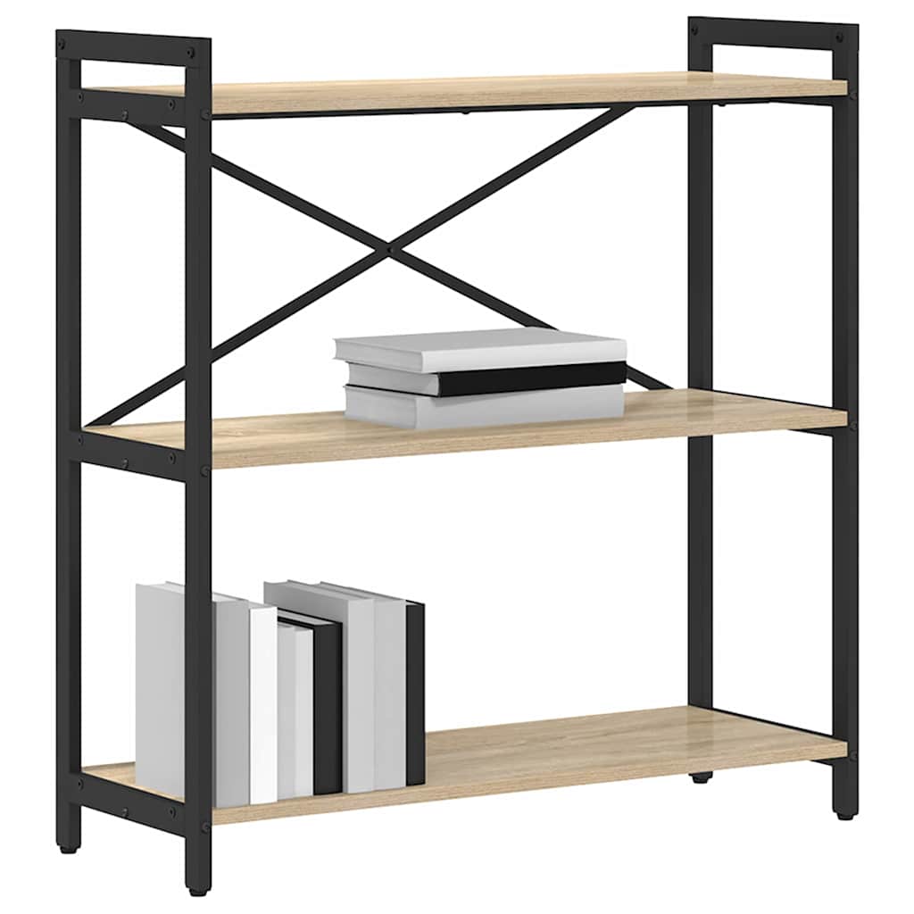 Bogreol Sonoma eg 80 x 30 x 85 cm Konstrueret træ billede
