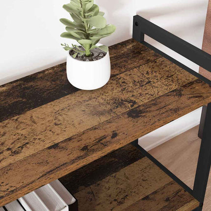 Bogreol 80 x 30 x 85 cm Konstrueret træ Gammelt træ