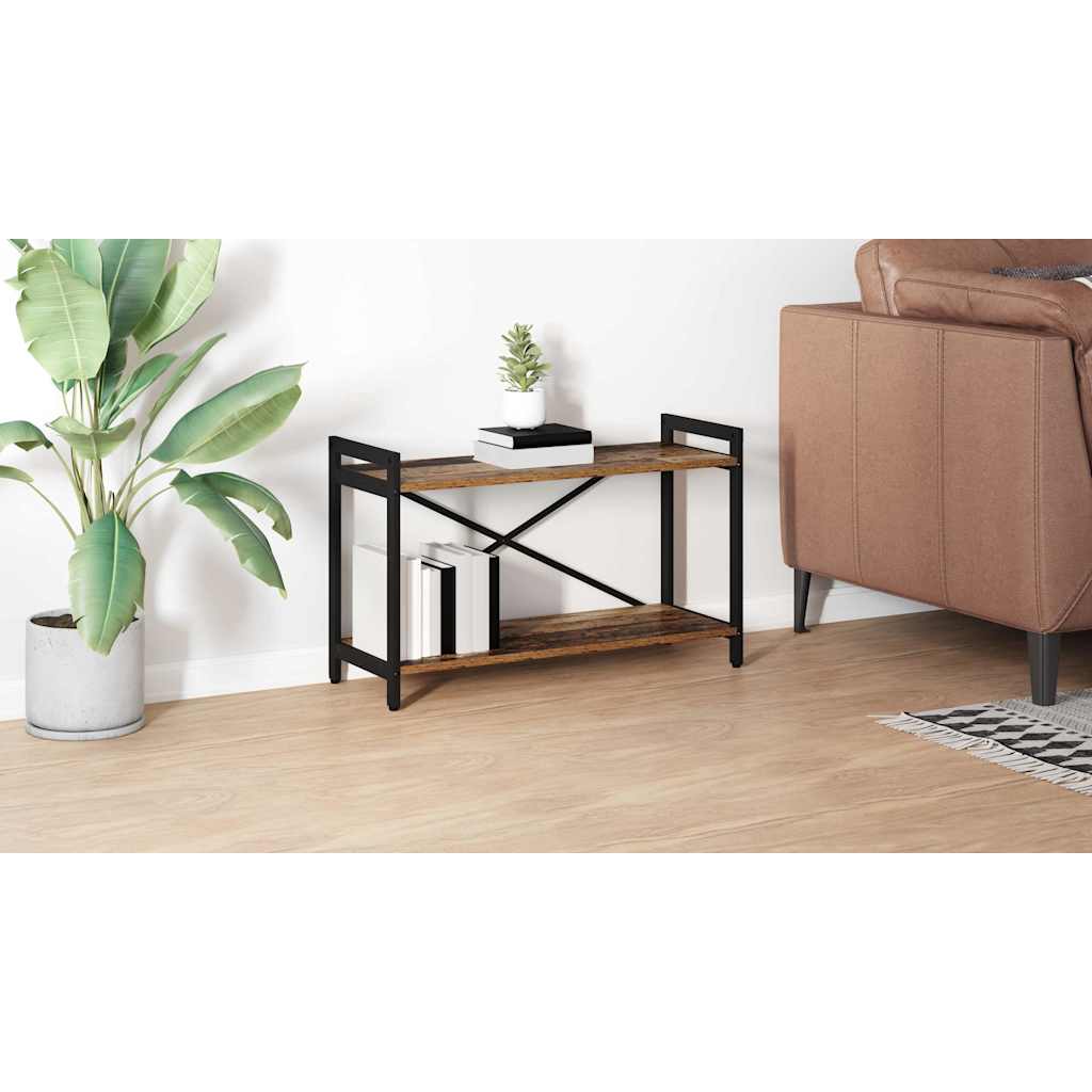 Bogreol Gammelt træ 80 x 30 x 50 cm Konstrueret træ