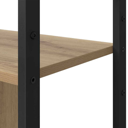 Bogreol 80 x 30 x 155,5 cm Konstrueret træ Artisan Egetræ
