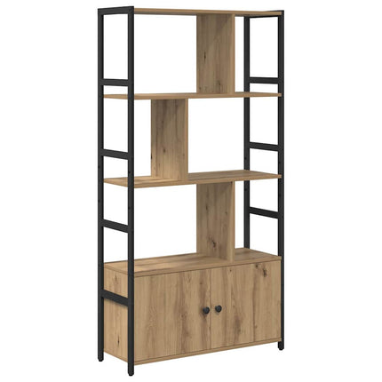 Bogreol 80 x 30 x 155,5 cm Konstrueret træ Artisan Egetræ