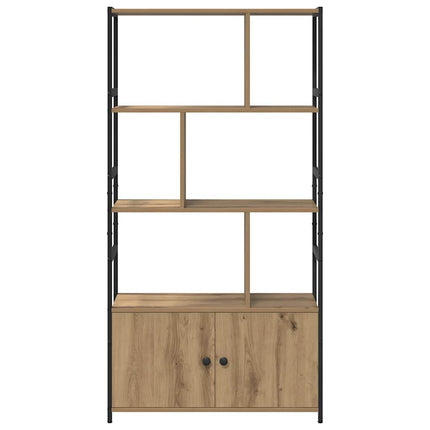 Bogreol Artisan Egetræ 80 x 30 x 155,5 cm Konstrueret træ