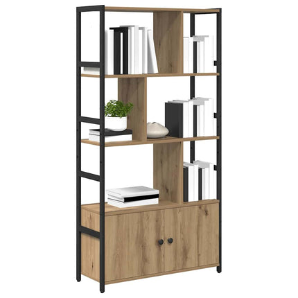 Bogreol Artisan Egetræ 80 x 30 x 155,5 cm Konstrueret træ