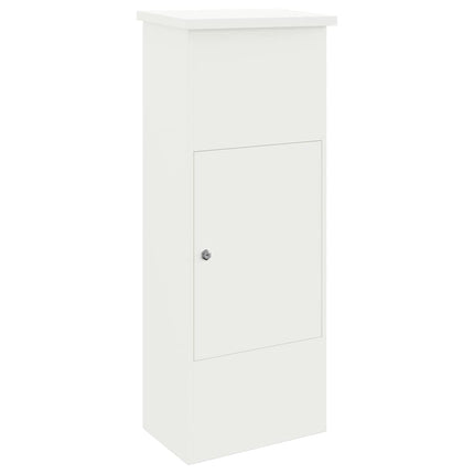 Pakke drop boks med opbevaring Hvid 44,5 x 29 x 110,5 cm Stål