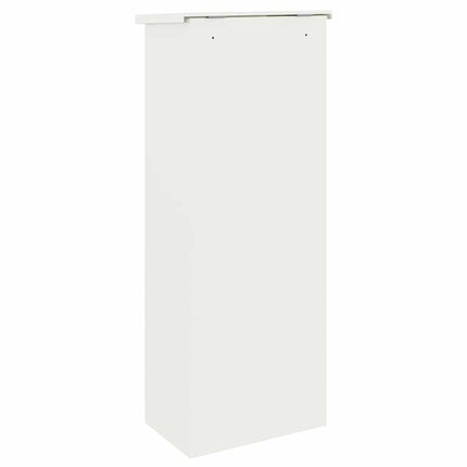 Pakke drop boks med opbevaring Hvid 44,5 x 29 x 110,5 cm Stål