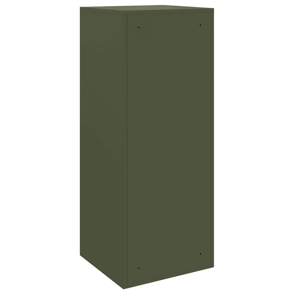 Pakke drop boks med opbevaring Olivengrøn 41 x 38 x 103 cm Stål