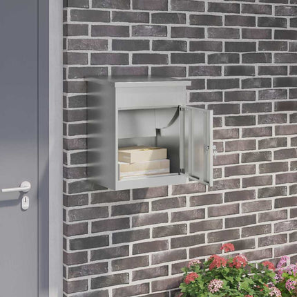 Pakke drop boks Sort 47,5 x 38 x 59 cm Galvaniseret stål