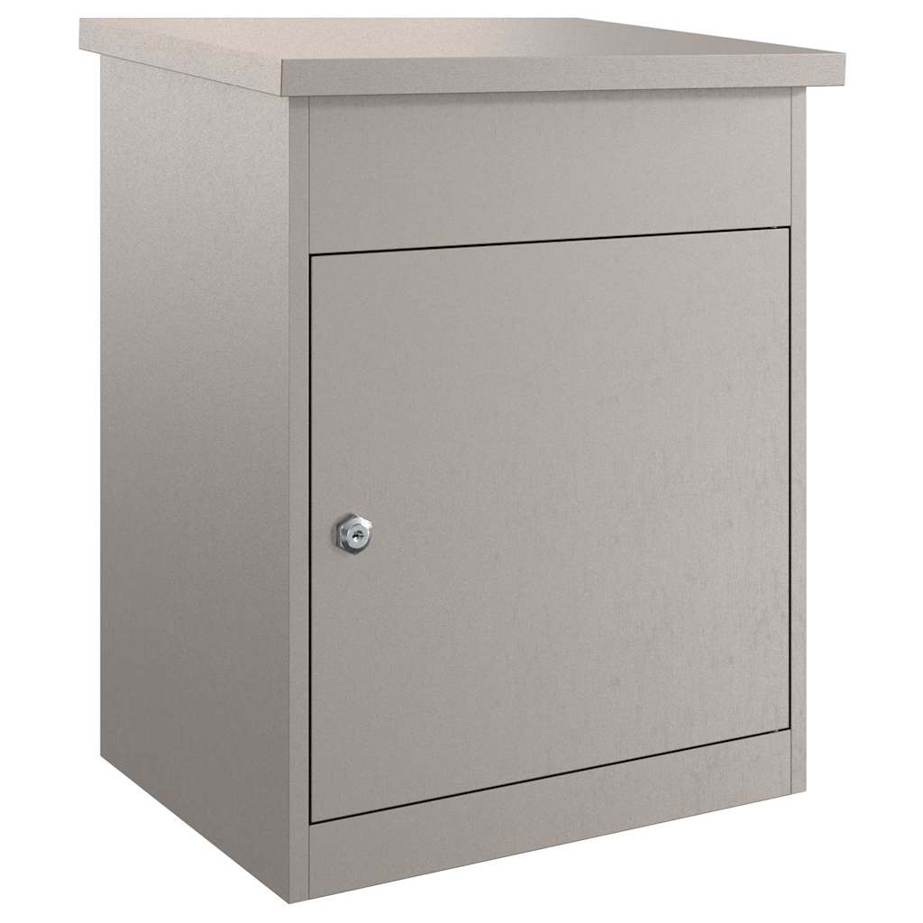 Pakke drop boks med dør Rusten 47,5 x 38 x 59 cm Cortenstål