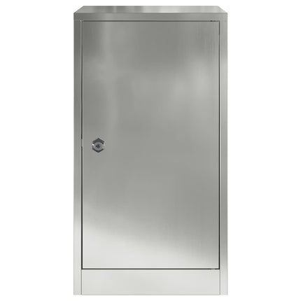 postkasse med opbevaring Sort 30 x 20 x 55 cm Galvaniseret stål