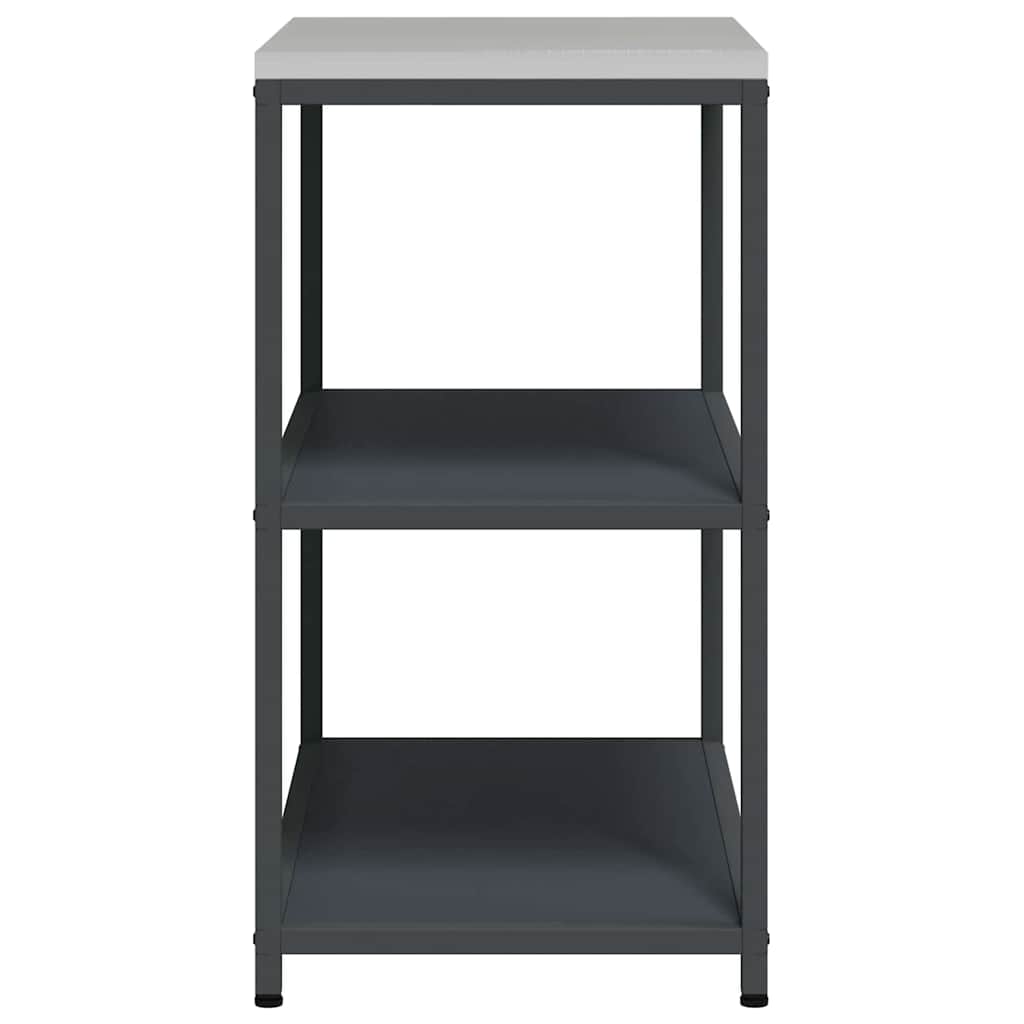 Køkkenopbevaring HATTEM Antracit 90 x 50 x 92 cm Stål