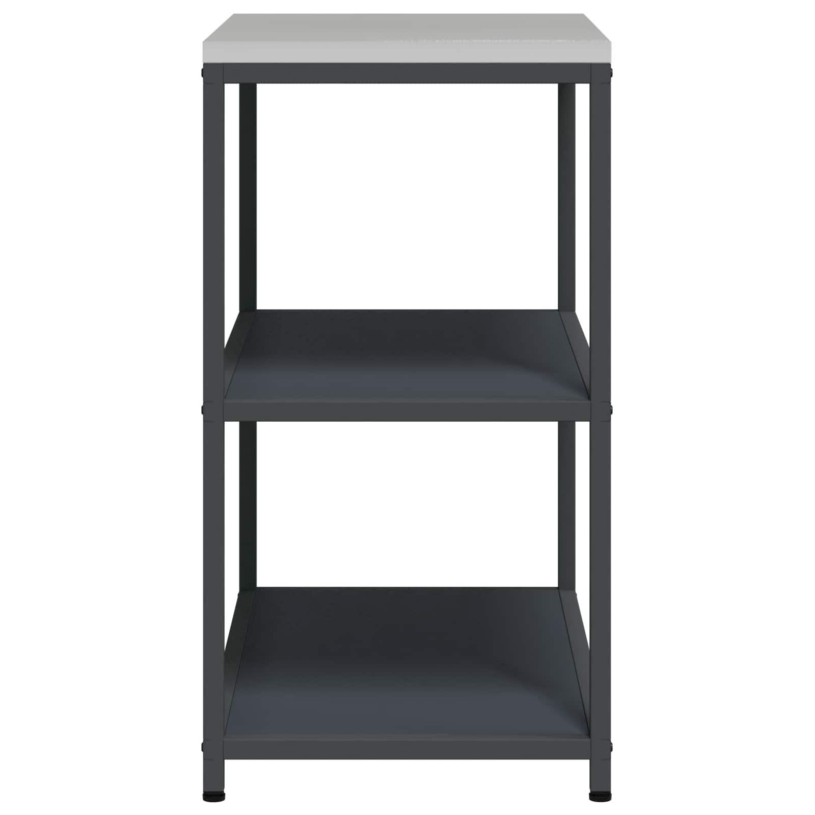 Køkkenopbevaring HATTEM Antracit 90 x 50 x 92 cm Stål
