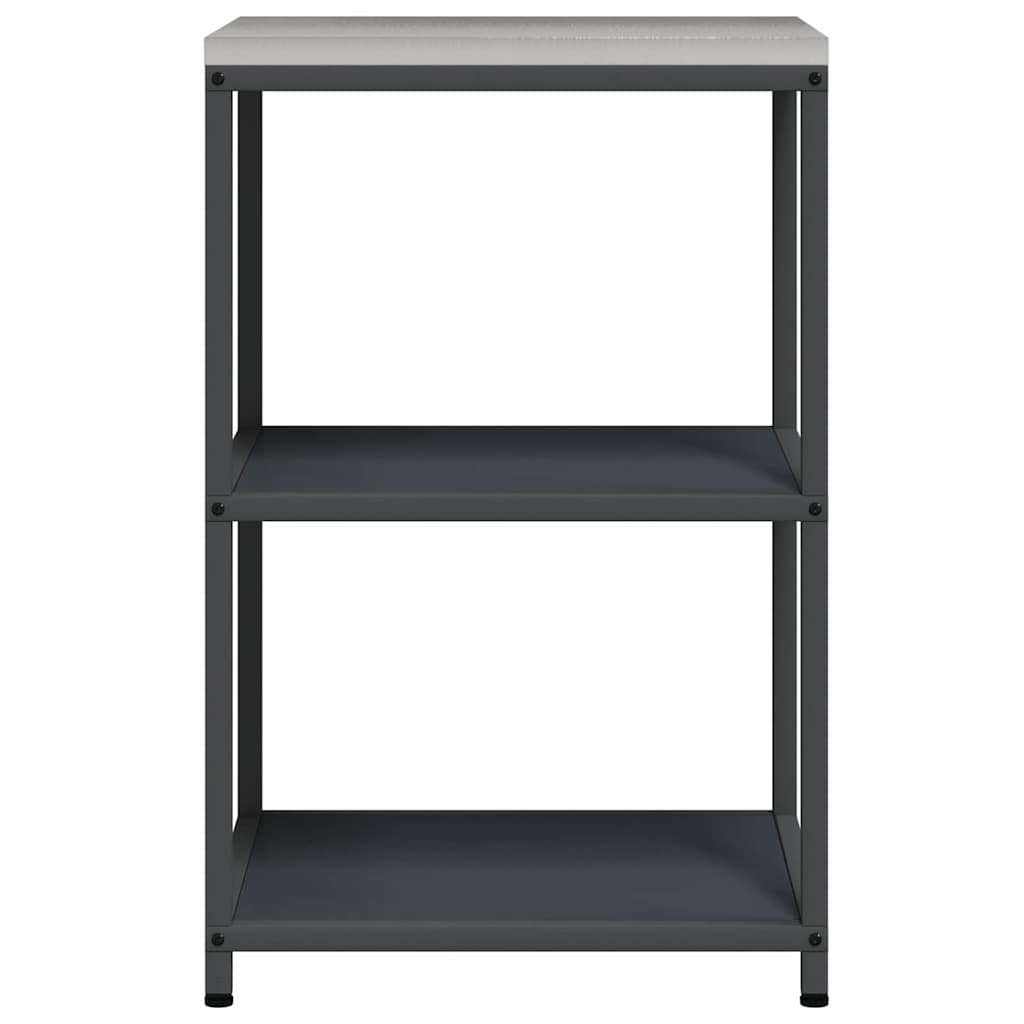 Køkkenopbevaring HATTEM Antracit 60 x 50 x 92 cm Stål