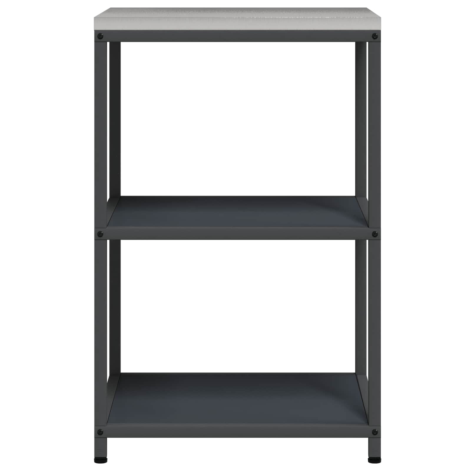 Køkkenopbevaring HATTEM Antracit 60 x 50 x 92 cm Stål