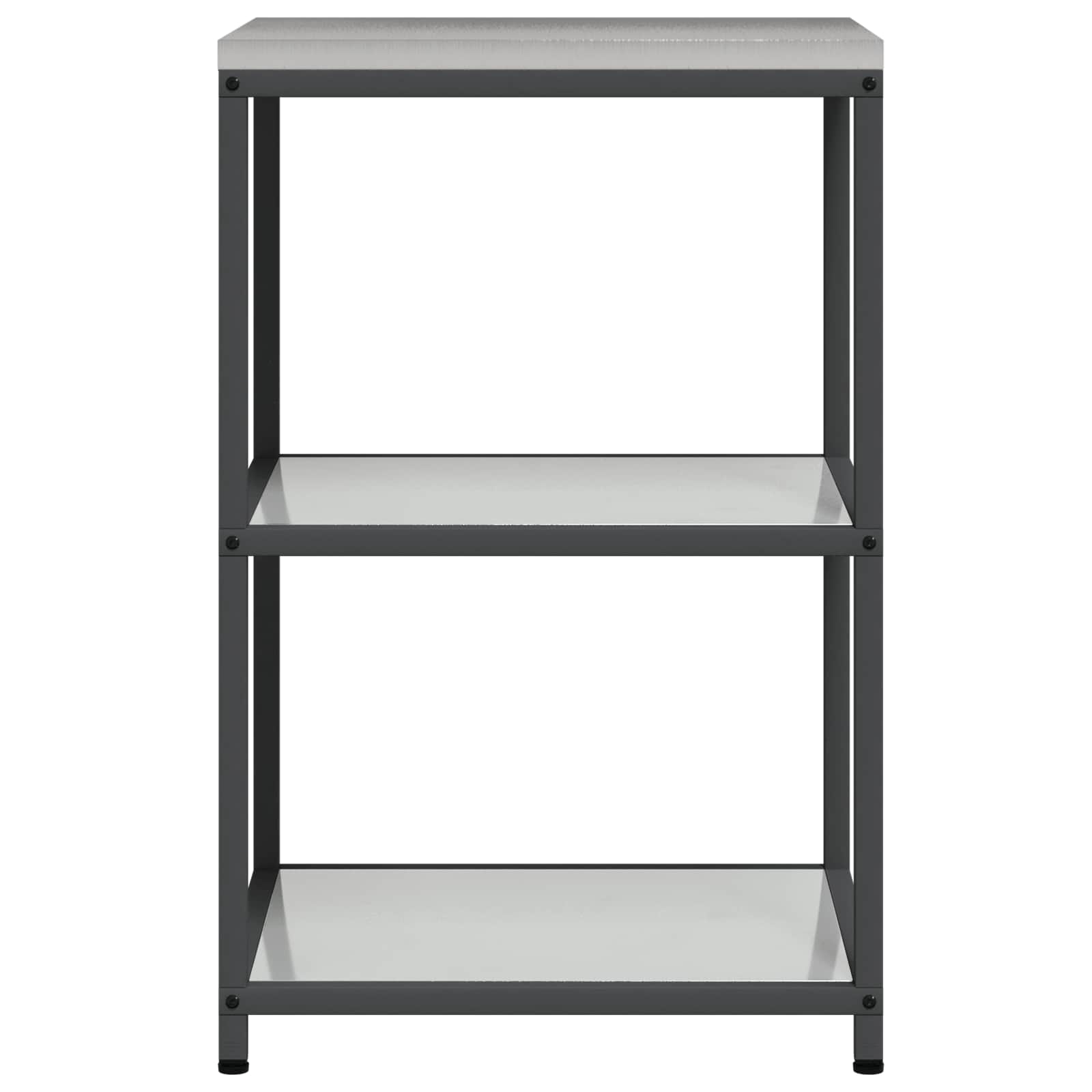 Køkkenopbevaring HATTEM Sølv 60 x 50 x 92 cm Stål