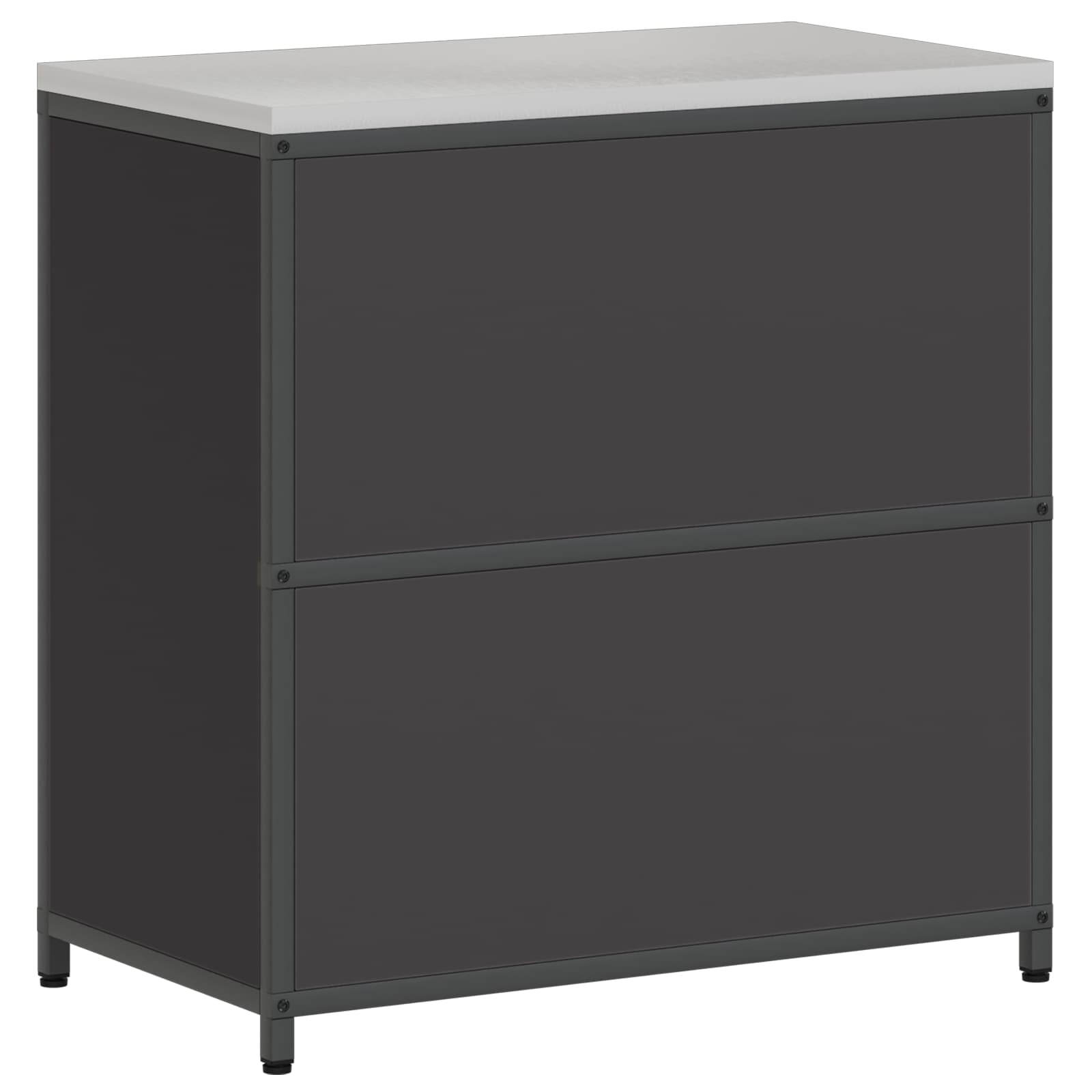 Køkkenopbevaring HATTEM Sort 90 x 50 x 92 cm Stål
