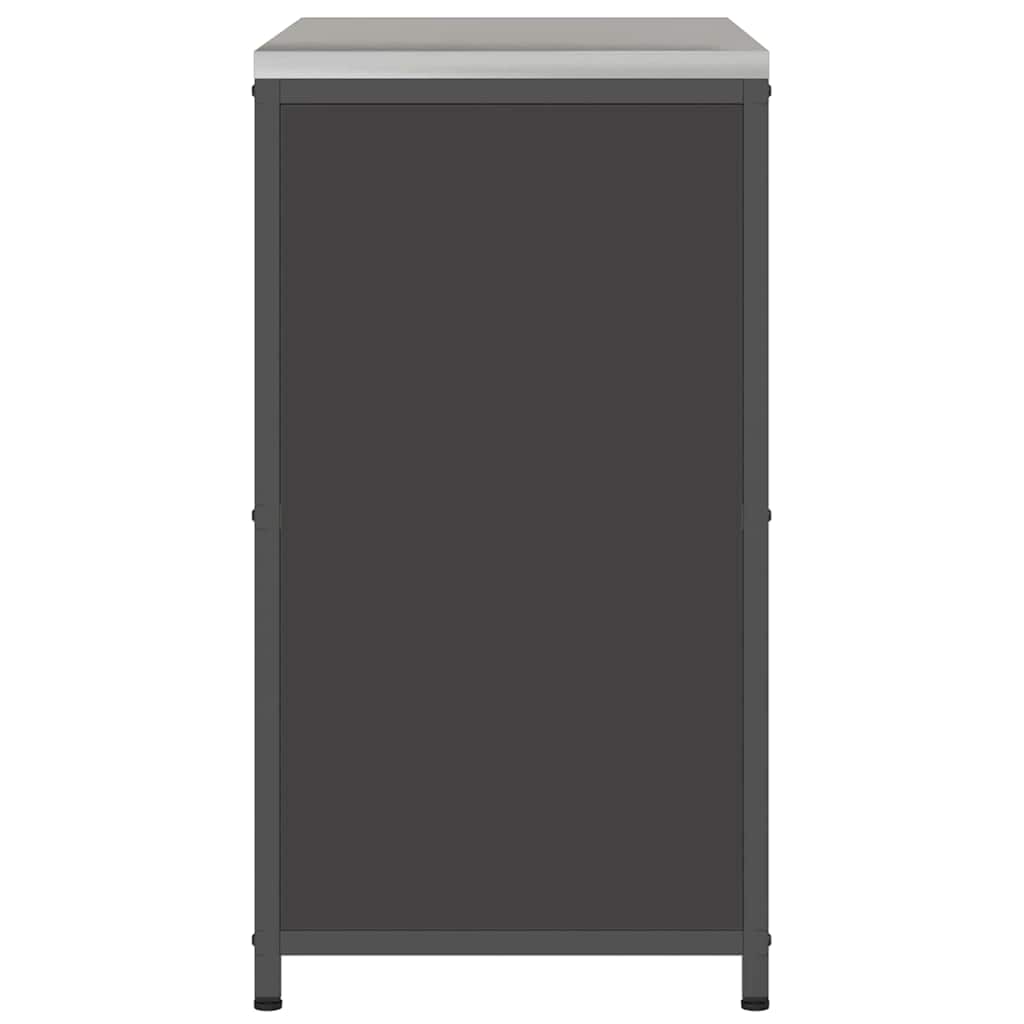 Køkkenopbevaring HATTEM Sort 90 x 50 x 92 cm Stål