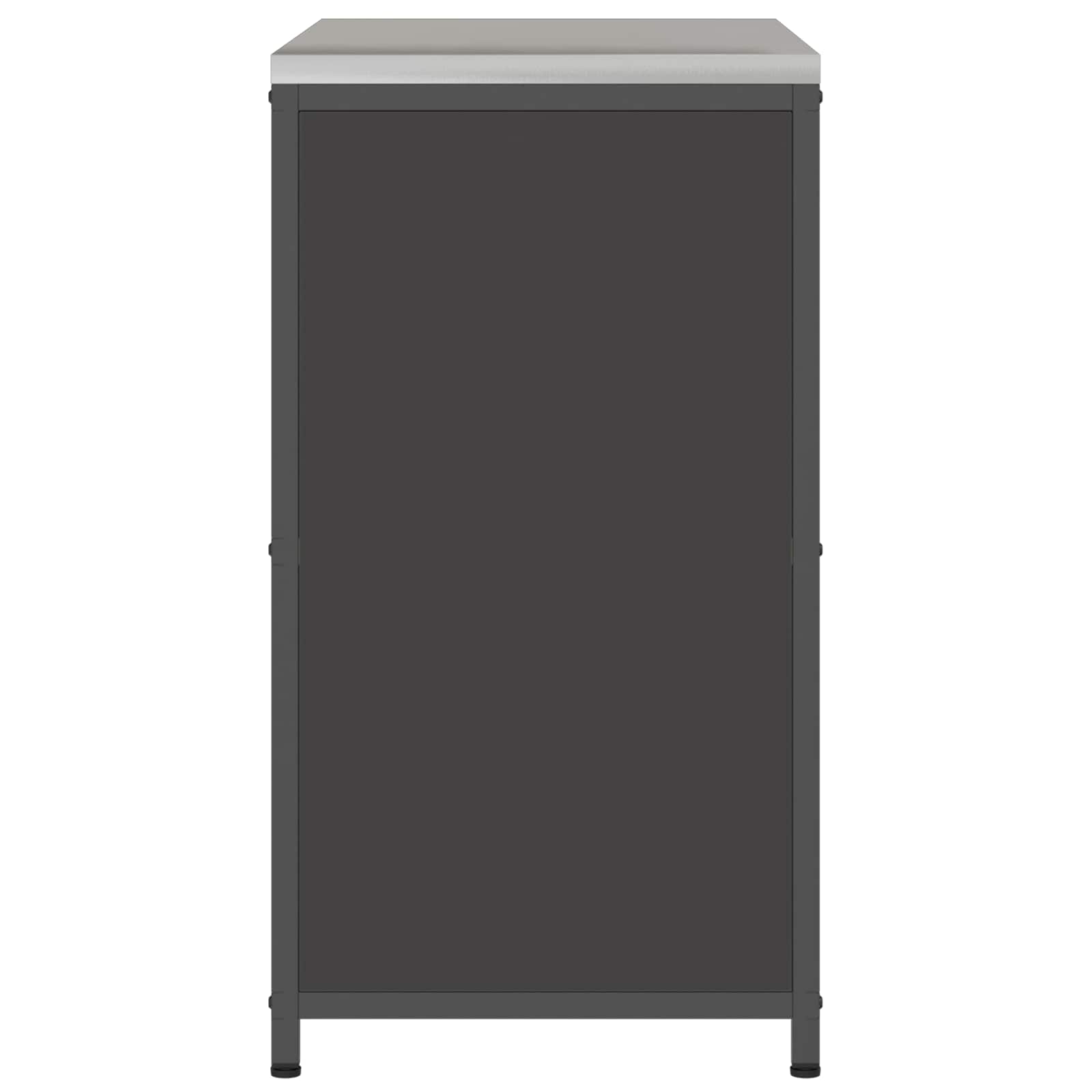 Køkkenopbevaring HATTEM Sort 90 x 50 x 92 cm Stål
