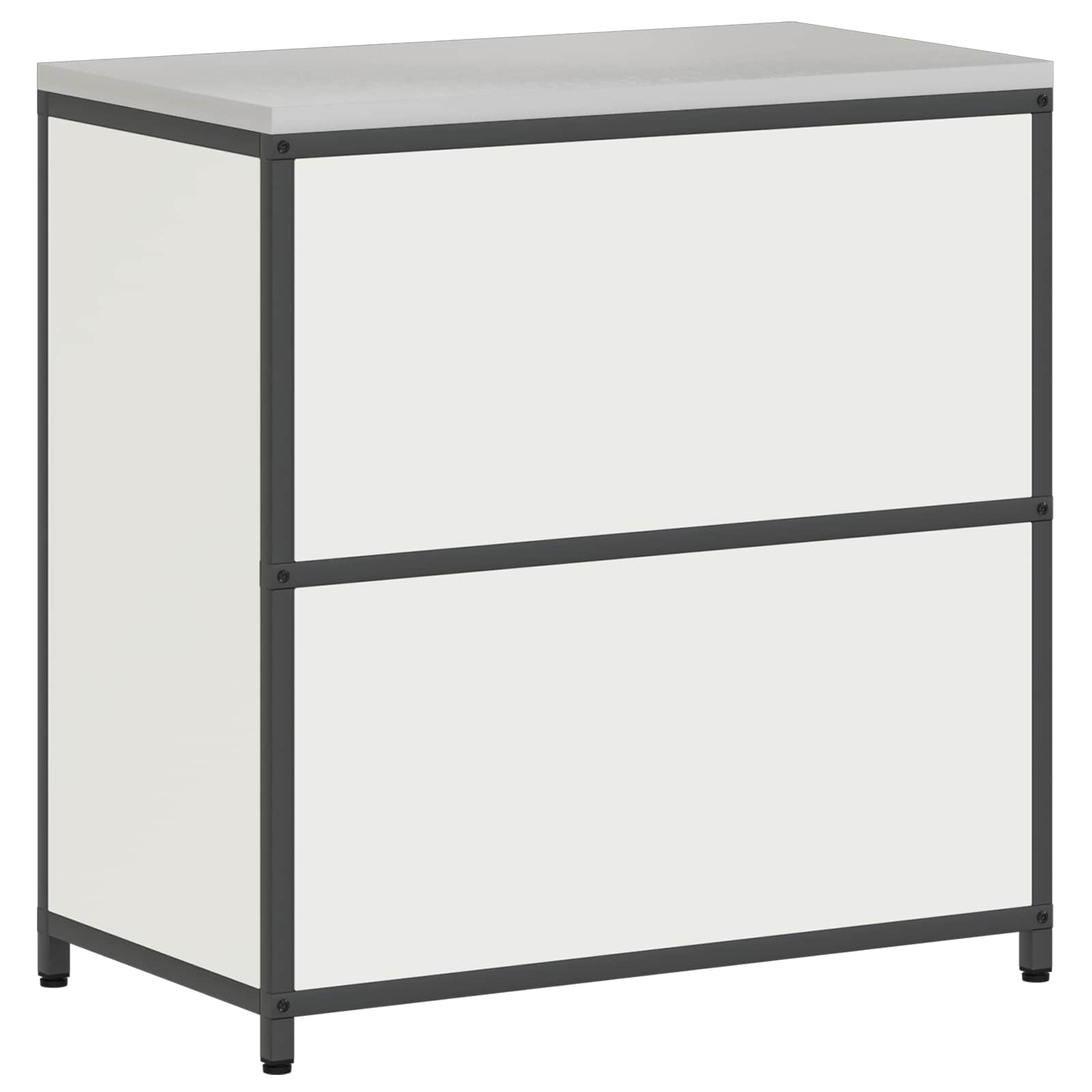 Køkkenopbevaring HATTEM Hvid 90 x 50 x 92 cm Stål