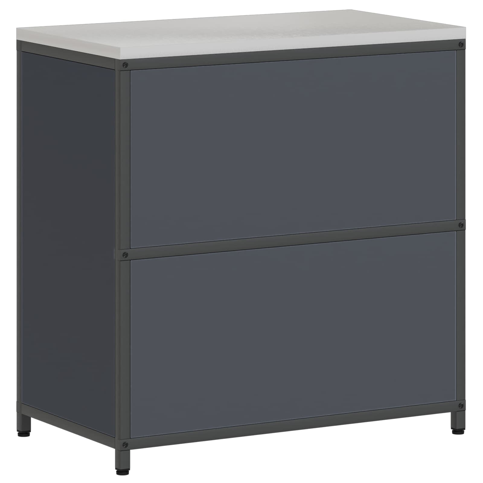 Køkkenopbevaring HATTEM Antracit 90 x 50 x 92 cm Stål