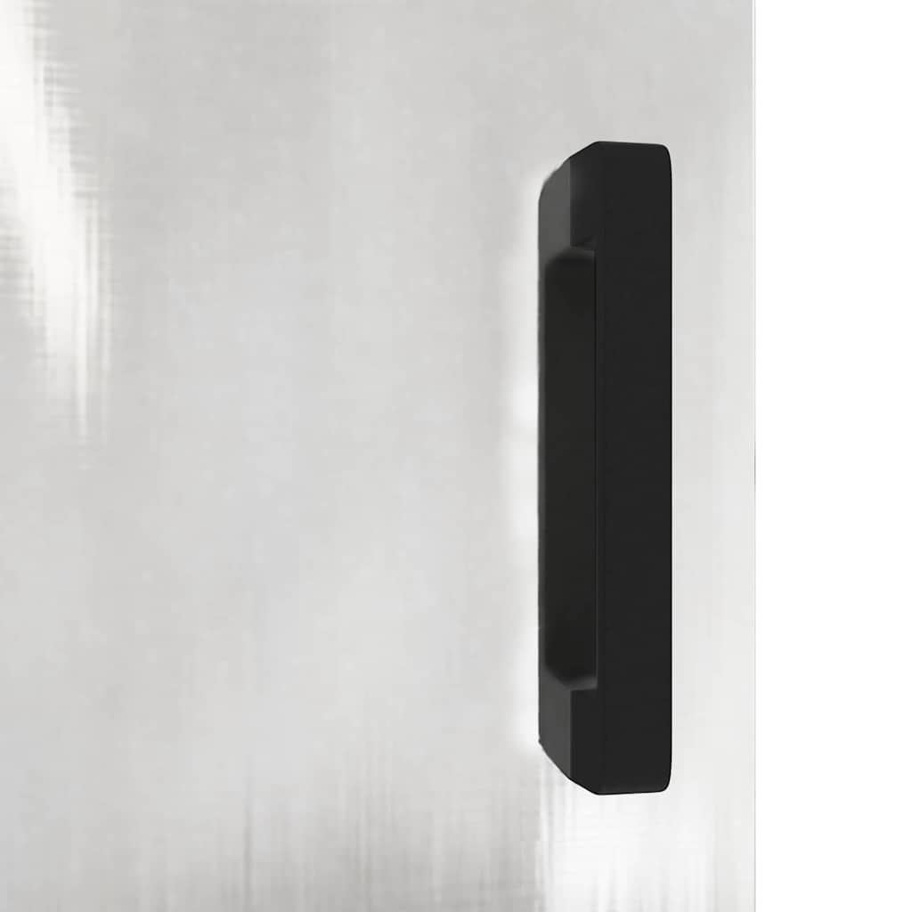 Køkkenopbevaring med hylde med dør Sølv 60 x 50 x 92 cm Stål