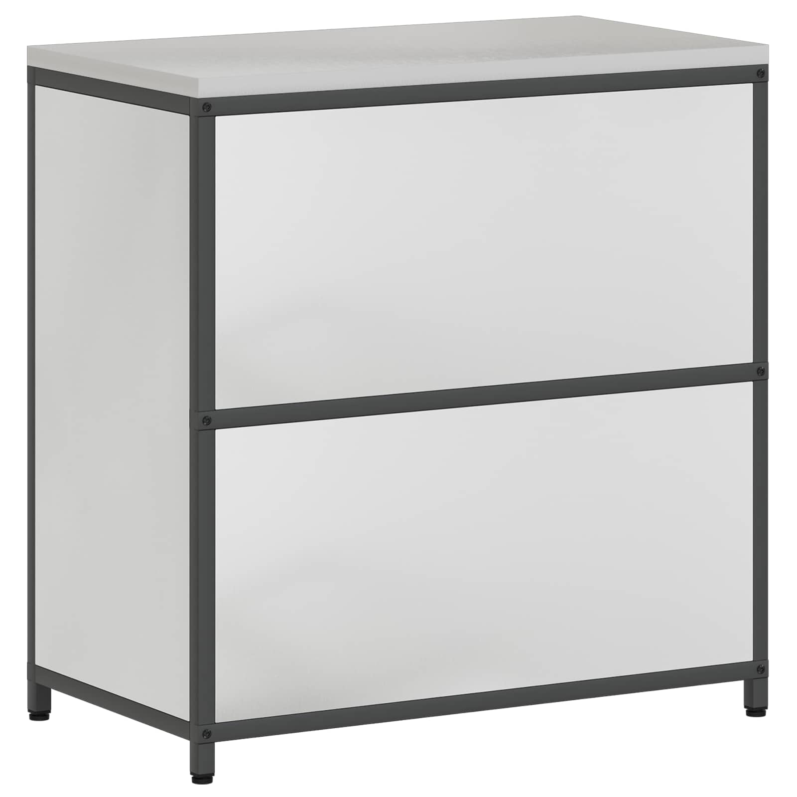 Køkkenopbevaring HATTEM Sølv 90 x 50 x 92 cm Stål