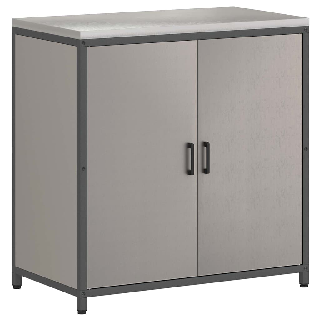 Køkkenopbevaring med hylde med dør Rusten 60 x 50 x 92 cm Stål