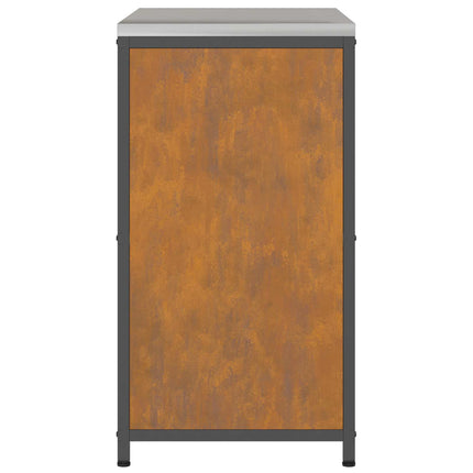 Køkken opbevaringsskab HATTEM Rusten 90 x 50 x 92 cm Stål