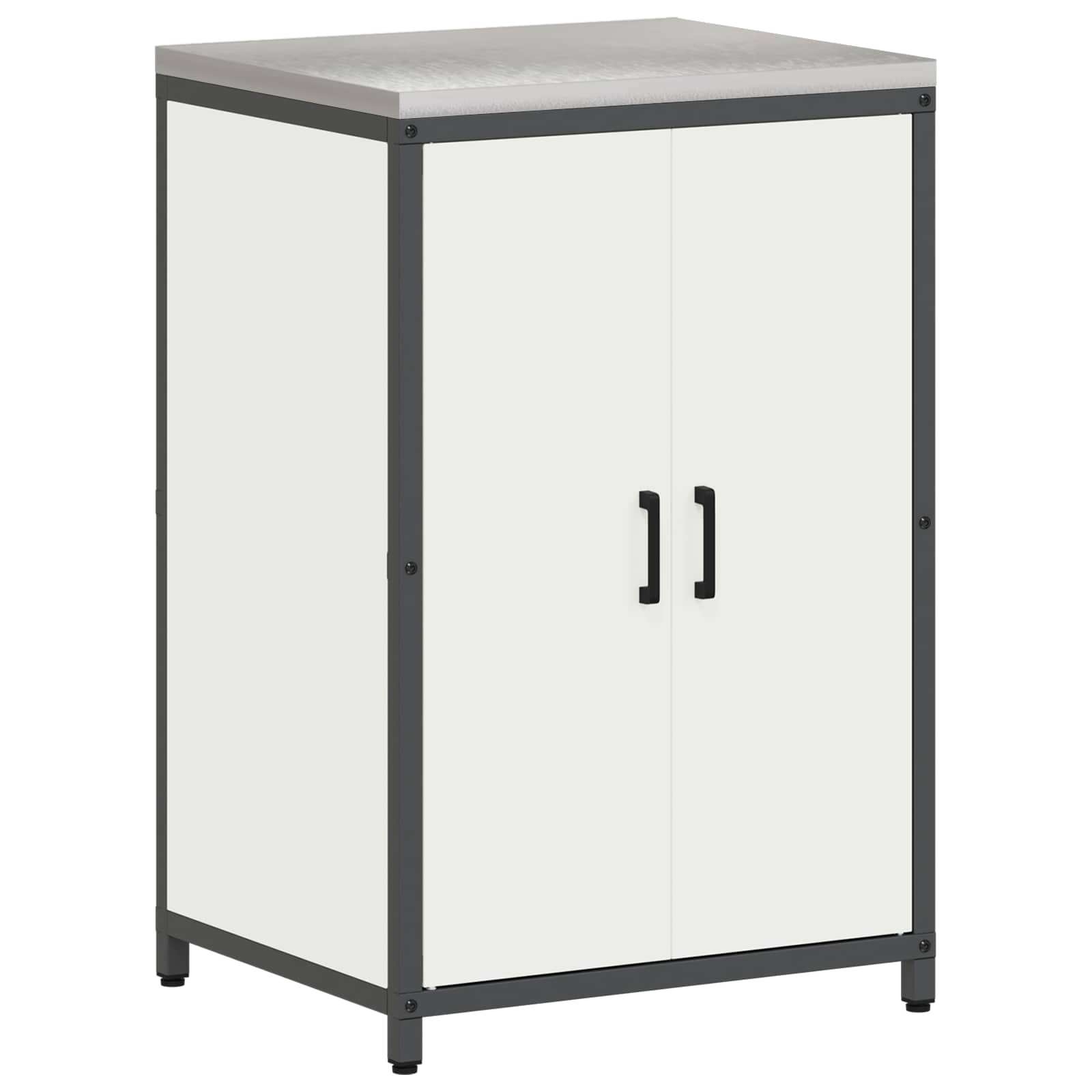 Køkkenopbevaring HATTEM Hvid 60 x 50 x 92 cm Stål